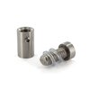 Outwater Round Standoffs, 3/4 in Bd L, Stainless Steel Plain, 1/2 in OD 3P1.56.00684